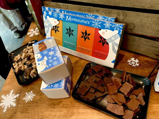 Montezumas Christmas Marzipan Stollen & Christmas Bar Chocolate Collection