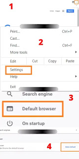 make google chrome default browser