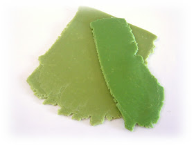 Faux Jade polymer clay colour mixes 