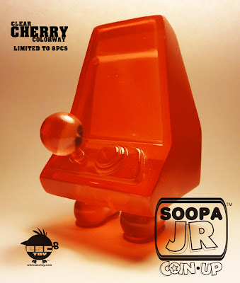 Clear Cherry Mini Soopa Jr. Resin Figure by Erick Scarecrow & ESC Toy