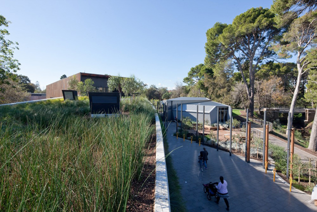 Zoológico investe em jardins verticais e telhado ecológico