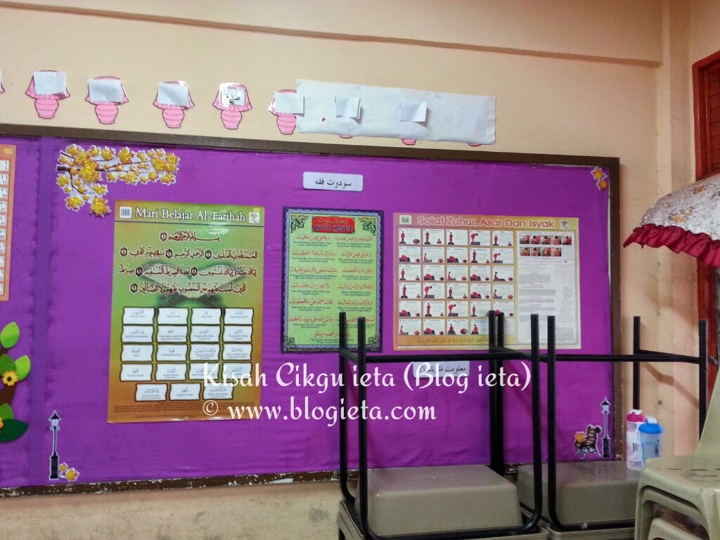 Dekorasi sempoi kelas  tahun 1 Cikgu ieta KISAH CIKGU IETA