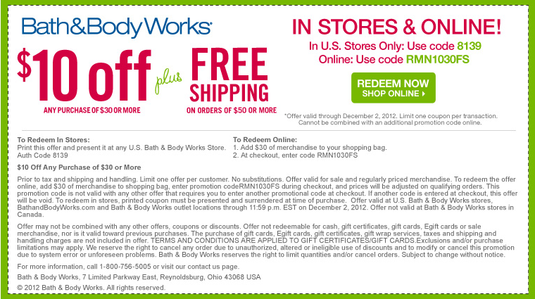 bath and body printable coupons