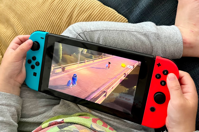 Playing a mini game in My Little Pony on Nintendo Switch received to review