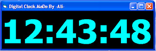 Digital Clock By -Ali-