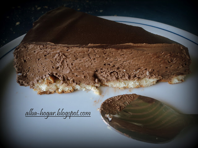 tarta mousse de chocolate alba hogar