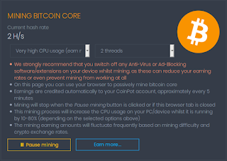 Widget Mining Bitcoin Core Coinpot