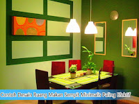 Contoh Desain Ruang Makan Sempit Minimalis Paling Efektif