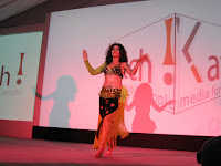 A belly dancer