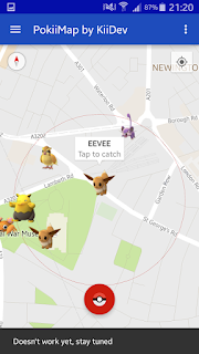 PokiiMap Version 1.4.1 For Pokemon GO