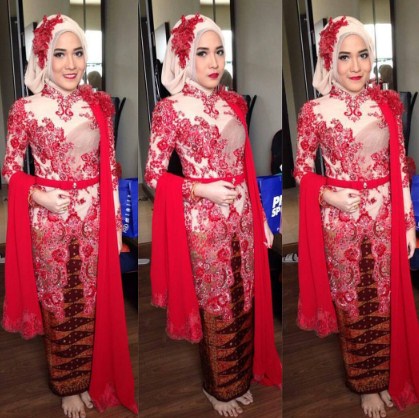 30 Desain Model  Baju  Kebaya Muslim  Brokat  Modern  Pesta  