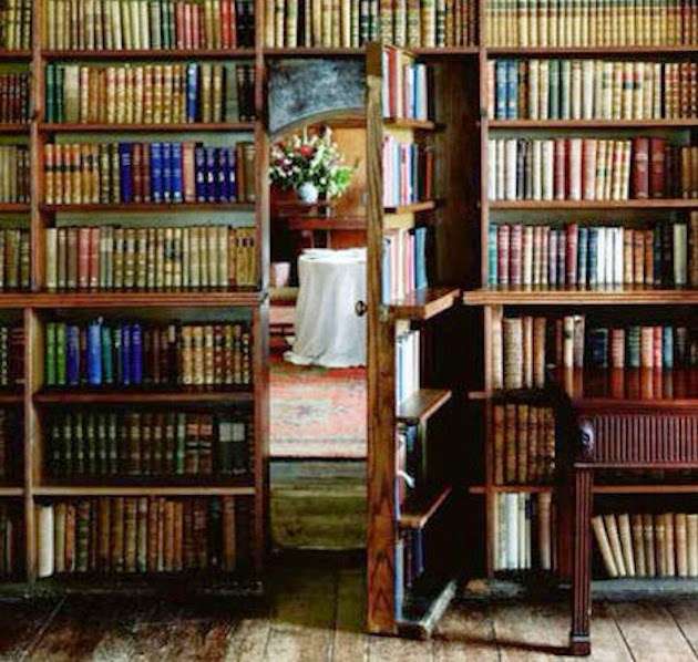 Ruang rahasia - Rak buku/perpustakaan