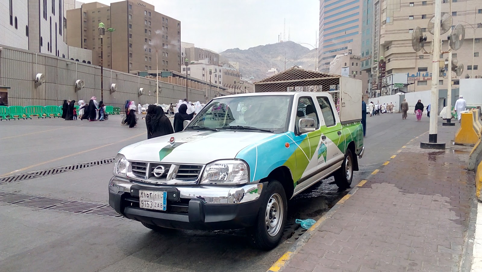 Penampakan Mobil Patroli Polisi Kota Kota Mekkah Arab Saudi LAPAK