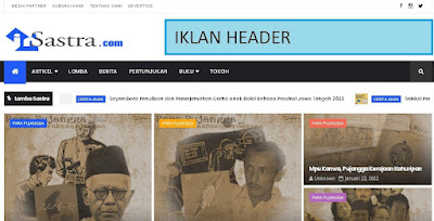 Iklan Header inSastra.com