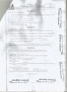 University of Gujrat BSc Inorganic Chemistry Past Paper 