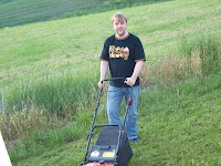 working in the garden