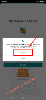 Registrasi Agen Pulsa Propana Reload Via Aplikasi Android