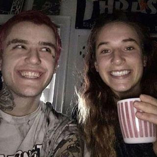 Lil Peep and his long-time girlfriend Emma Harris. PunkMetalRap.com