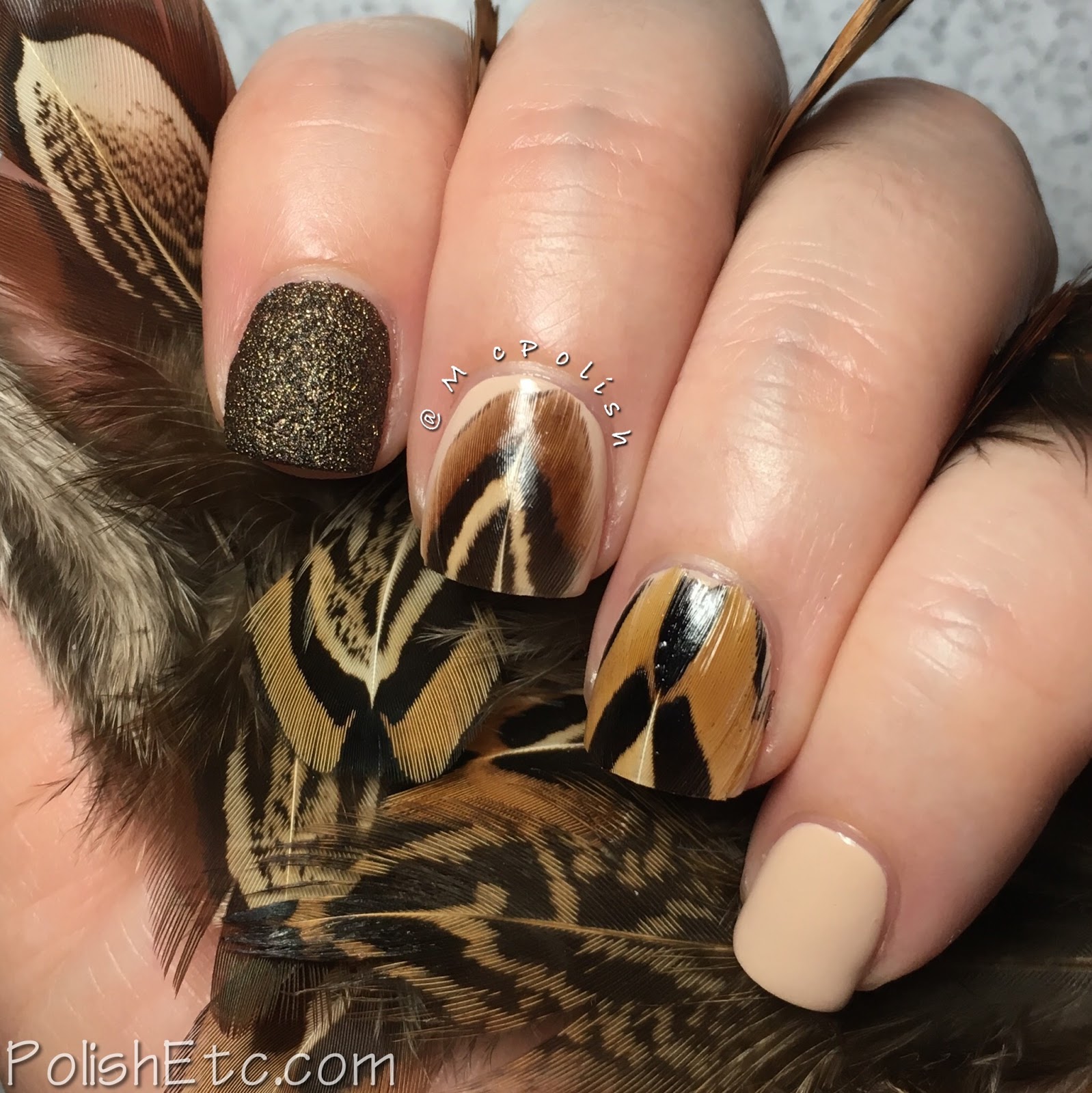 Amateur Manicure : A Nail Art Blog: Double Gradient Leopard Print Nail Art