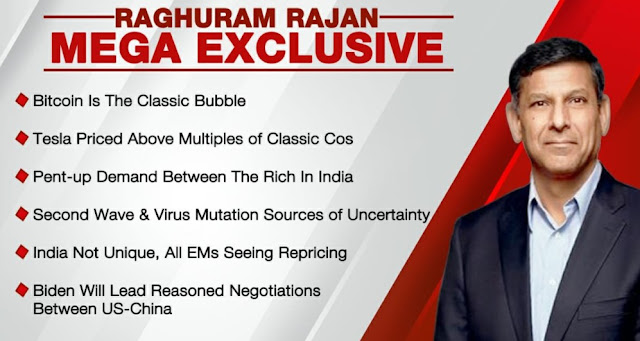 "will 2021 be the year of normalisation - Raghuram Rajan "- Rupeedesk Reports