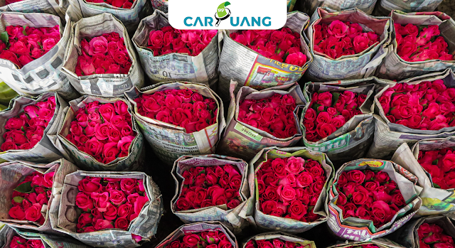 Buket mawar dapat dijadikan sebagai ide bisnis menjelang valentine