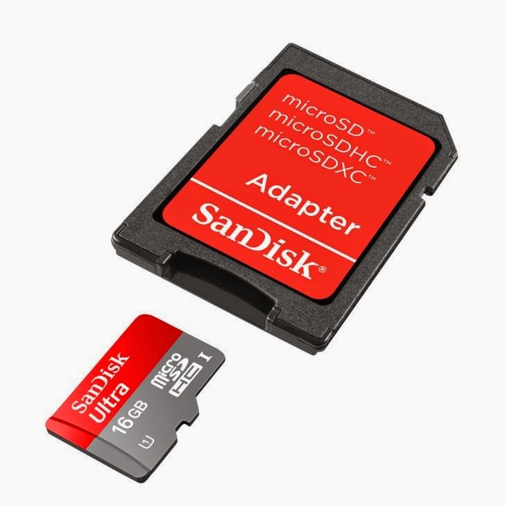 Includes an SD card adapter
