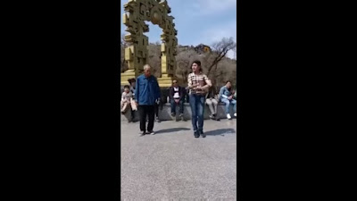 Dancing Chinese Grandpa