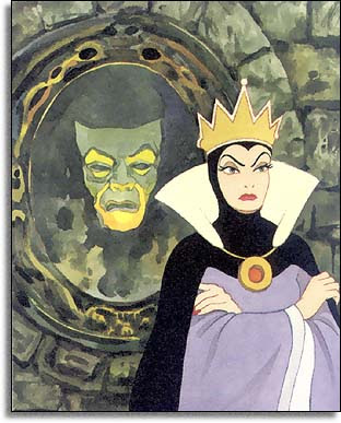 The Queen/Witch - The Queen is the stepmother of Snow White.