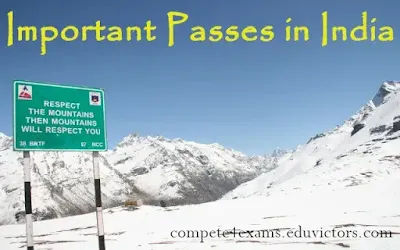 General Awareness: Important Passes in India (#generalawareness)(#India)(#compete4exams)(#eduvictors)