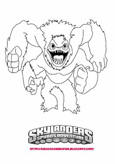 Skylanders Coloring Pages