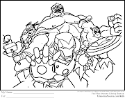 Avenger Coloring Pages