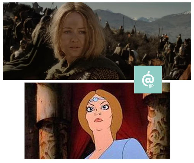 Eowyn - El Señor de los Anillos: Peter Jackson Vs Ralph Bakshi - JRRTolkien - ÁlvaroGP - el fancine - el troblogdita