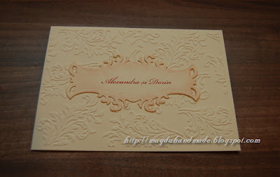 invitatii nunta handmade