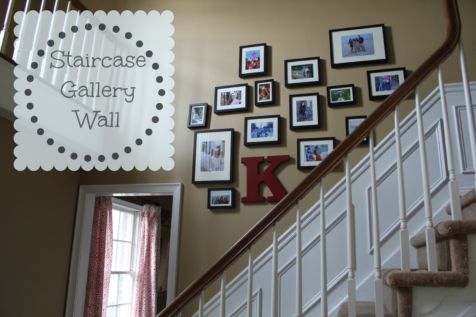 our life in a click: Staircase Gallery Wall