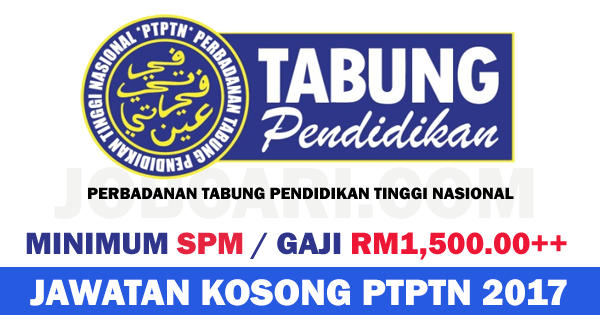 JAWATAN KOSONG TERBARU DI PTPTN - GAJI RM1,500.00 