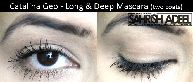 Catalina Geo Long & Deep Mascara - Review + Before & After