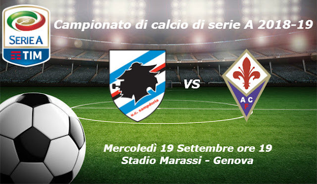 Free Live Streaming, Full Match And Highlights Football Videos:  Sampdoria vs Fiorentina