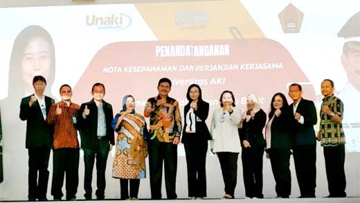 Bupati Nias Barat Jalin Kerja Sama dengan Universitas AKI Semarang