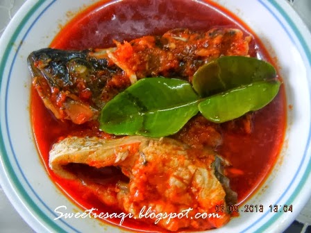 SweetieSaQi: Masak asam pedas ikan siakap.