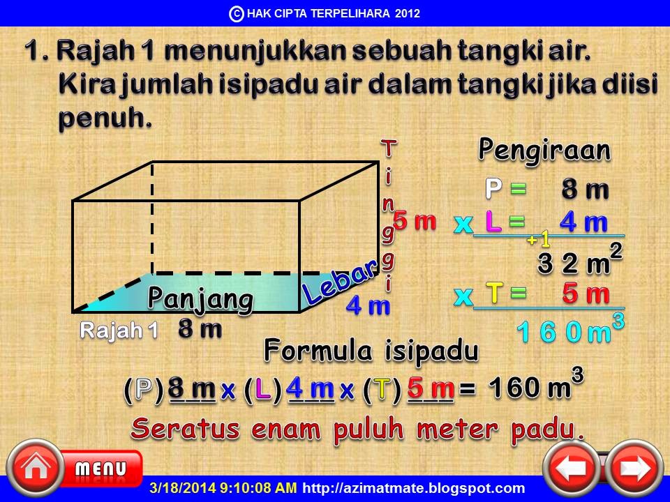 AZIMAT MATEMATIK: KEMAHIRAN BERFIKIR ARAS RENDAH. MENCARI 