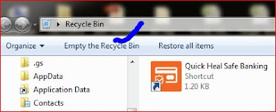 Empty Recycle bin