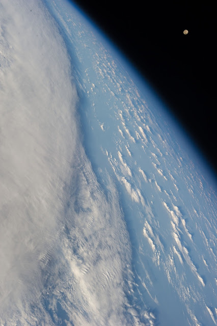 Clouds over the South Pacific Ocean