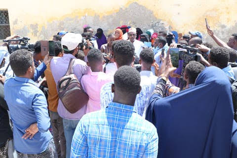 Mass demonstrations in the capital Mogadishu