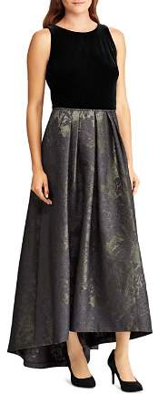 Ralph Lauren Metallic Jacquard Ball Gown