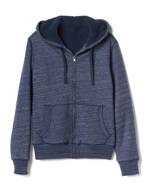 ao khoac Gap Sherpa Fleece Hoodie