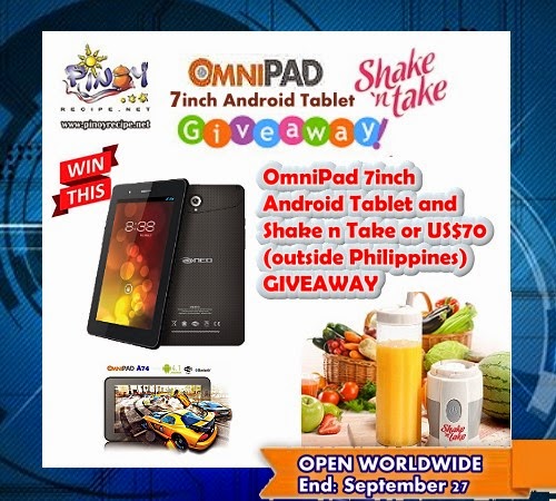 1 omnipad shake n take giveaway