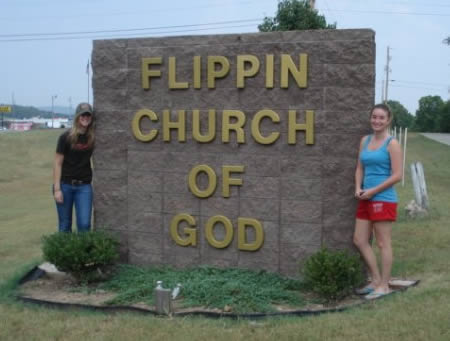 Flippin Church, somewhere in Arkansas.