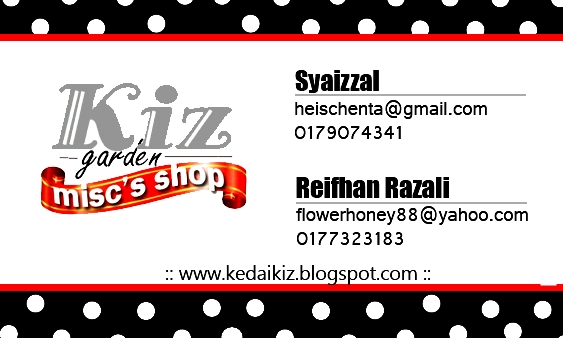 Kiz Design: Kiz Design : Contoh & Testimoni Kad Bisnes