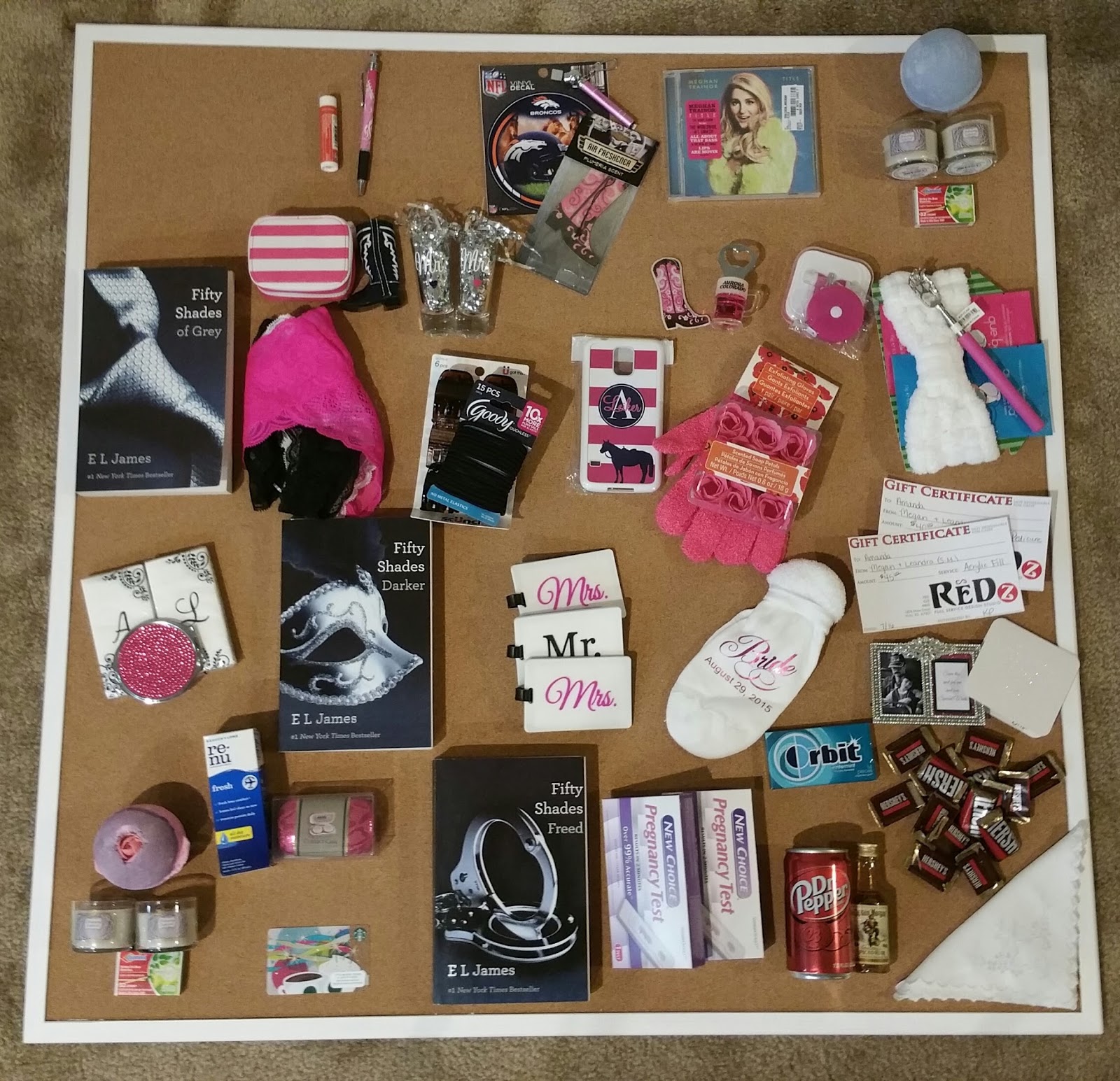 Pink Crafter: My Sister's Wedding Advent Calendar