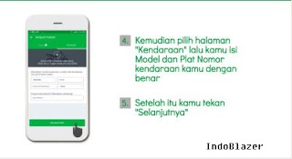 Aplikasi : input jenis kendaraan